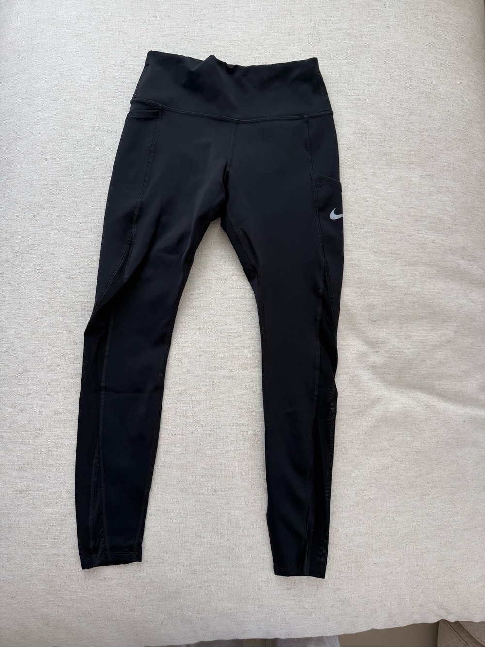 Nike Running Black Leggings with Side Pocket